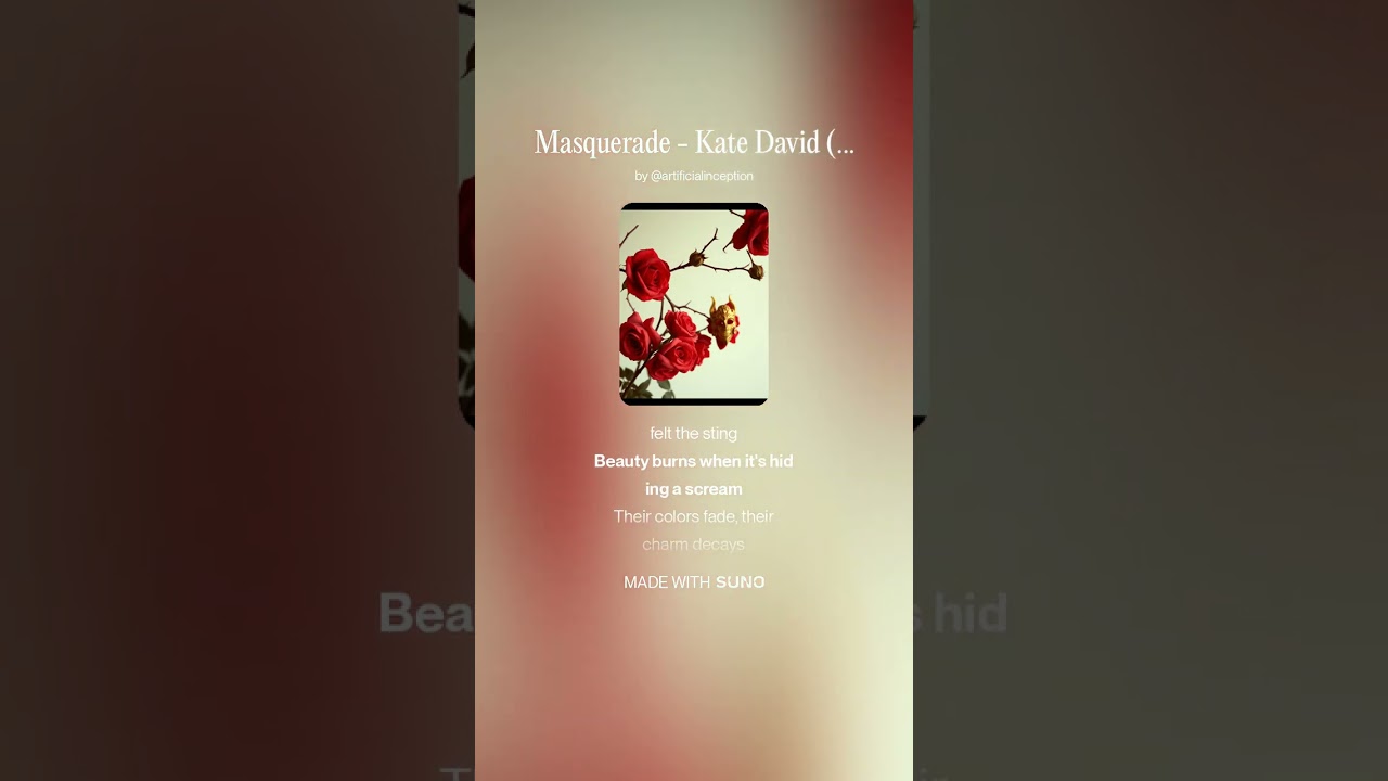 Masquerade by Kate David (ft. Artificial Inception)