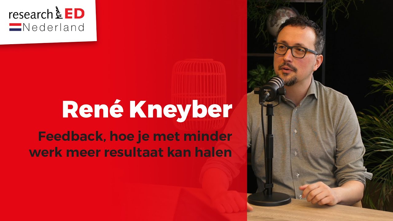 De researchED Nederland Podcast #1 - René Kneyber