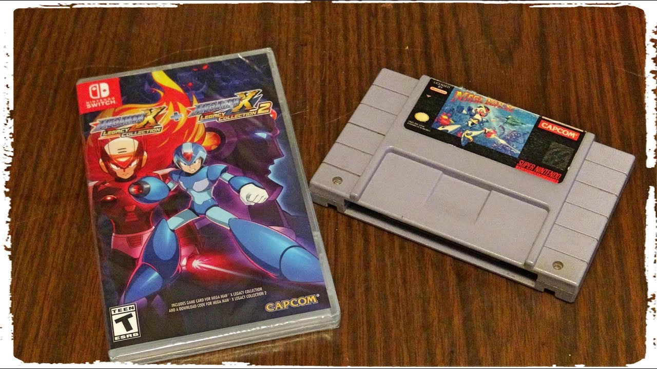 Mega Man X Legacy Collection 1+2 Nintendo Switch Unboxing and Opening Gameplay