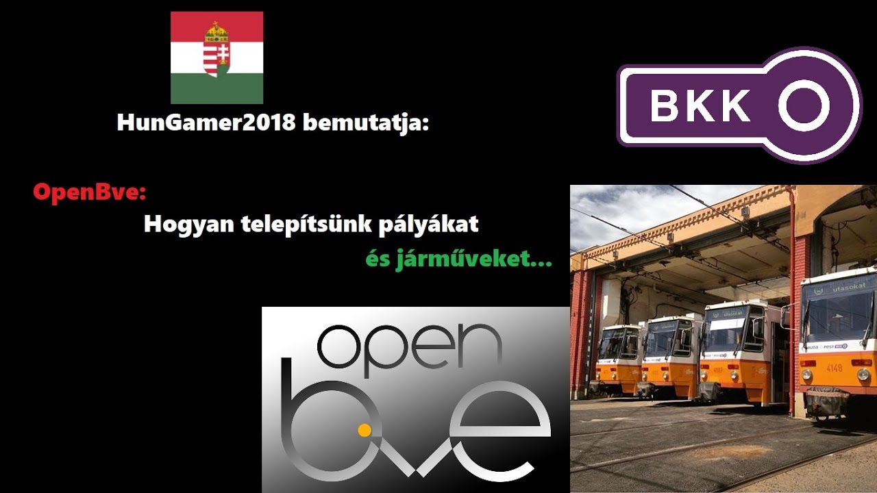 OpenBve: Hogyan telep&iacute;ts&uuml;nk p&aacute;ly&aacute;kat...stb