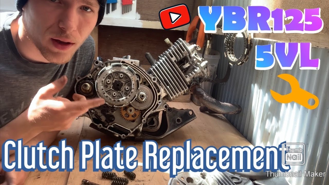 Yamaha YBR 125 Clutch Plate Replacement!! (5VL Engine)