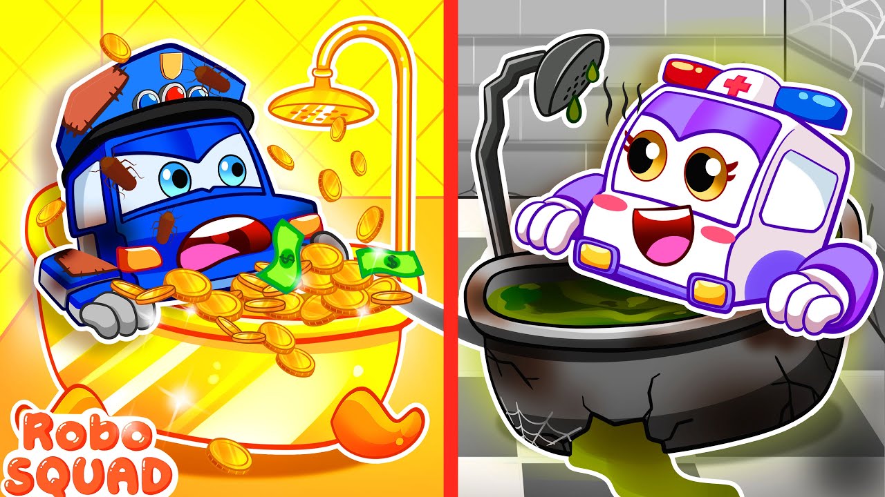 Bath Song 🛁 Feelings And Emotions Song | Funny Song For Baby & Nursery Rhymes by RoboSquad