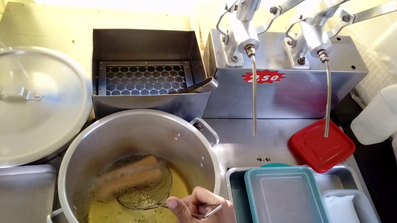 Como EU frito meus churros ...