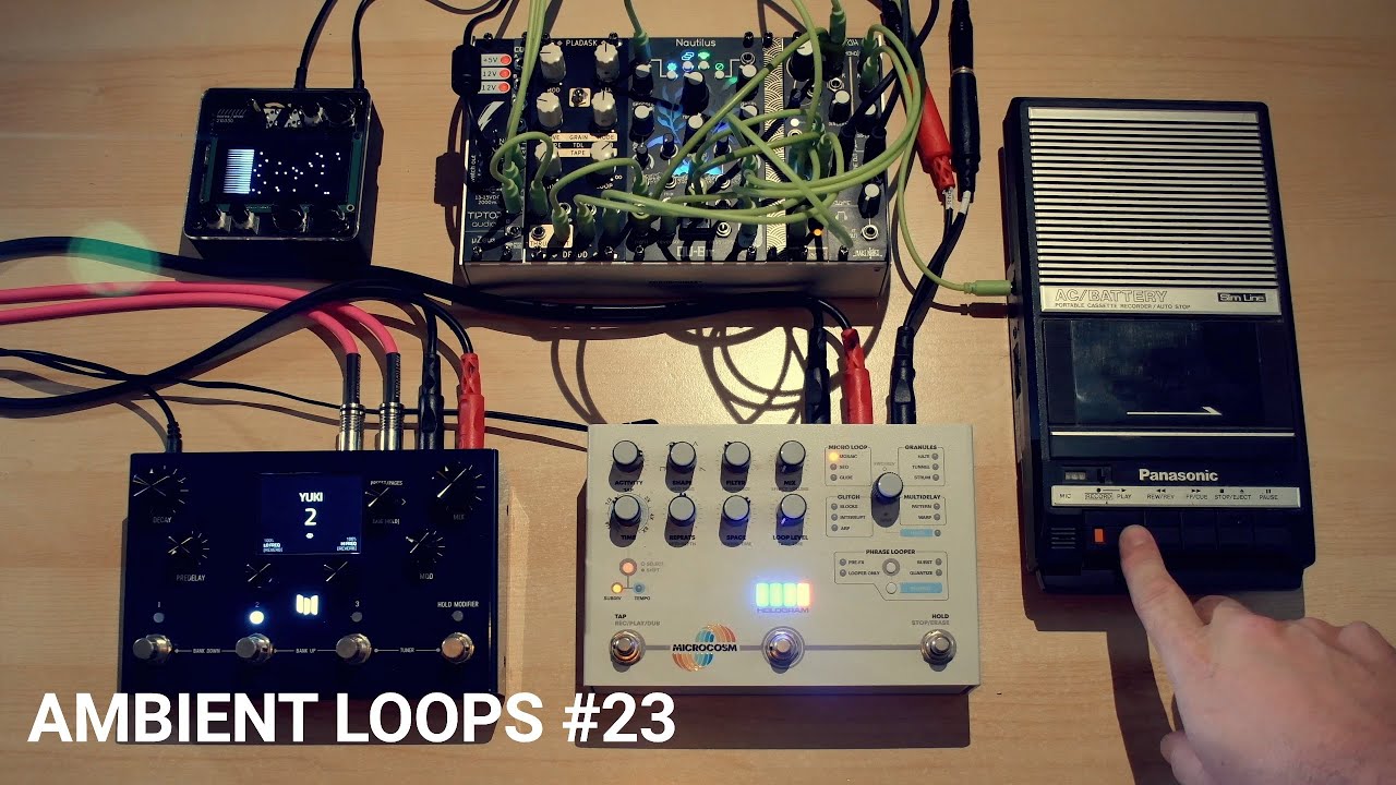 Ambient loops #23 ∞ Norns Shield + Eurorack  + Microcosm + Mercury X