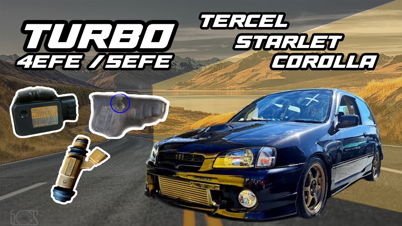COMO hacer TURBO el TOYOTA TERCEL, STARLET, COROLLA Y VARIOS MODELOS.