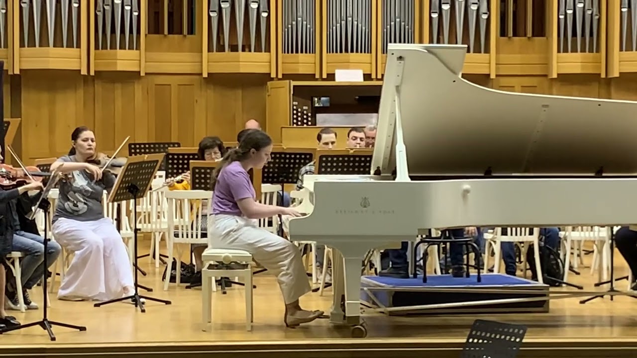 Rachmaninoff, Piano Concerto No.2 op.18 1 mov (fragment),Sophia Evdokimova/rehearsal