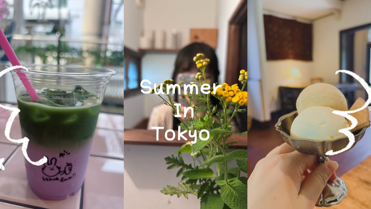 summer in japan vlog: matcha cafes/korean fashion haul/summer ootd/bookstores/taiwanese desserts