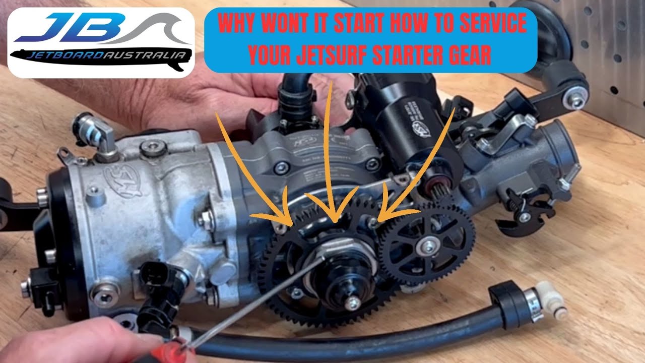 Jetsurf Main Gear, Starter Cluch Service with Expert Tips from Rod at Jetboard Australia