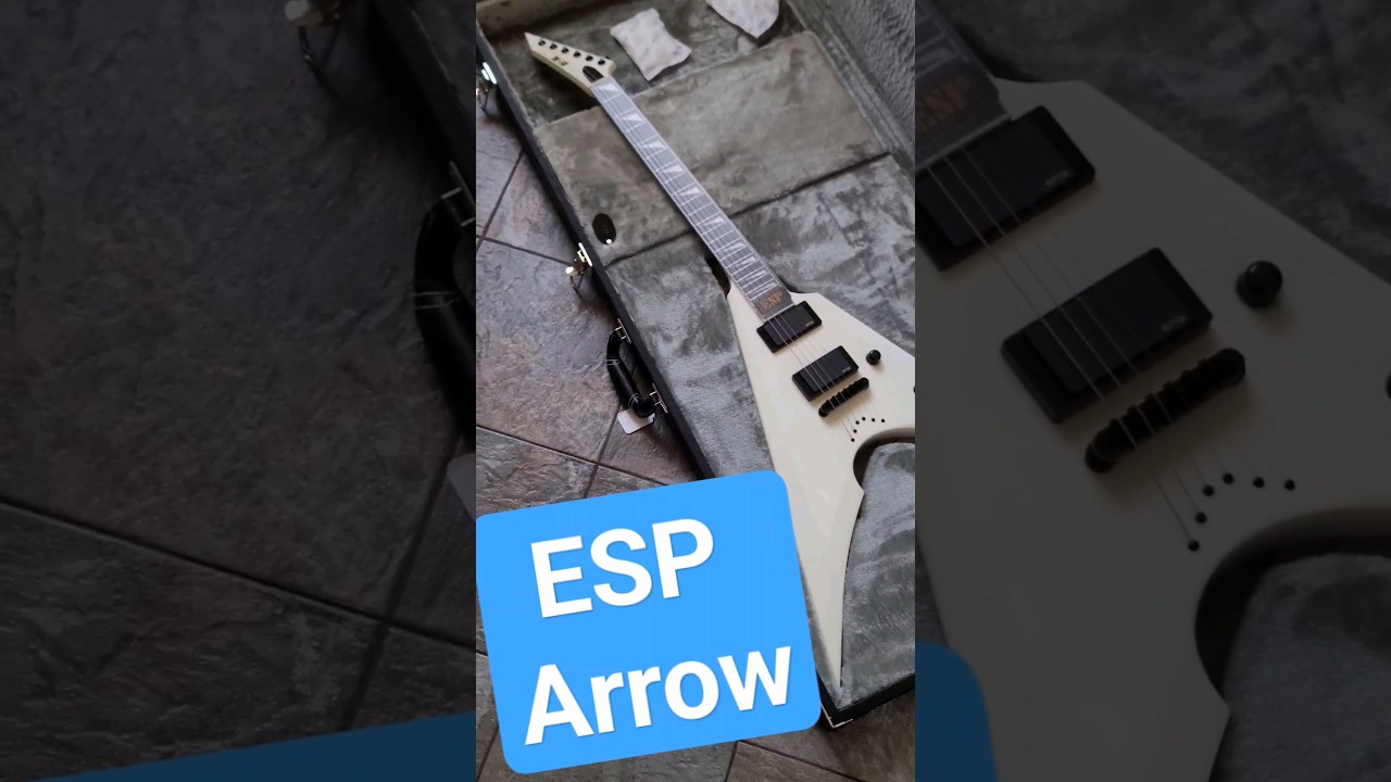 Приехала Новая Гитара - ESP ARROW NT #espguitars #guitar #new #metalmusic
