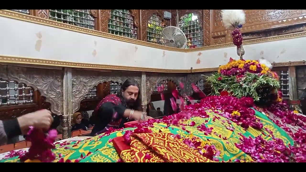 سیہون شریف  زوار سید عارف حسین شاھ کربلاٸی کے ساتھ زیارت سلام  مرشد سخی لعل شھباز قلندر مست رح ☝🚩