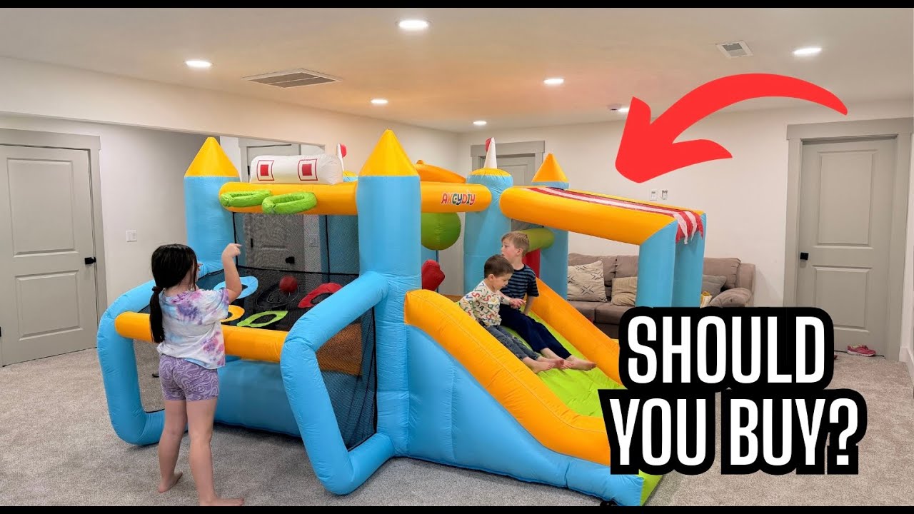 review-Whubefy Bounce House, Obstacle Course for Kids