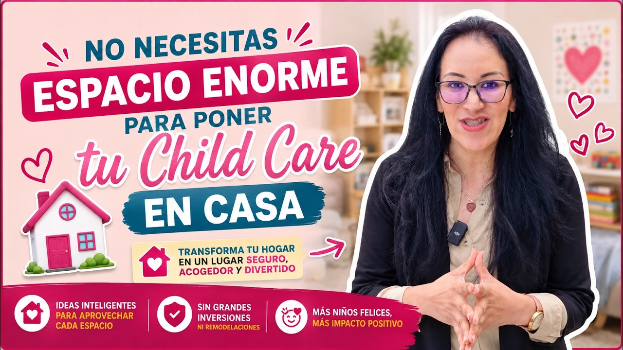 NO NECESITAS tener un ESPACIO ENORME para poner tu CHILD CARE en CASA ✨👶🏻