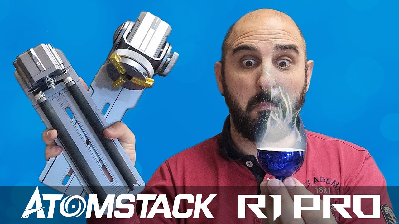 Atomstack Rotary R1 PRO. IL KIT DEFINITIVO!