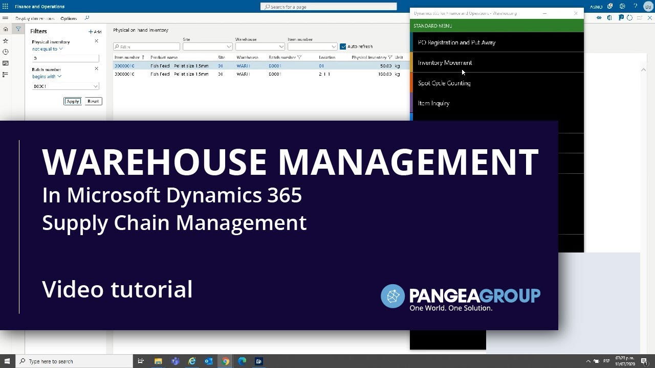 How to use the Warehouse Management capabilities in Microsoft Dynamics 365 Supply Chain Management