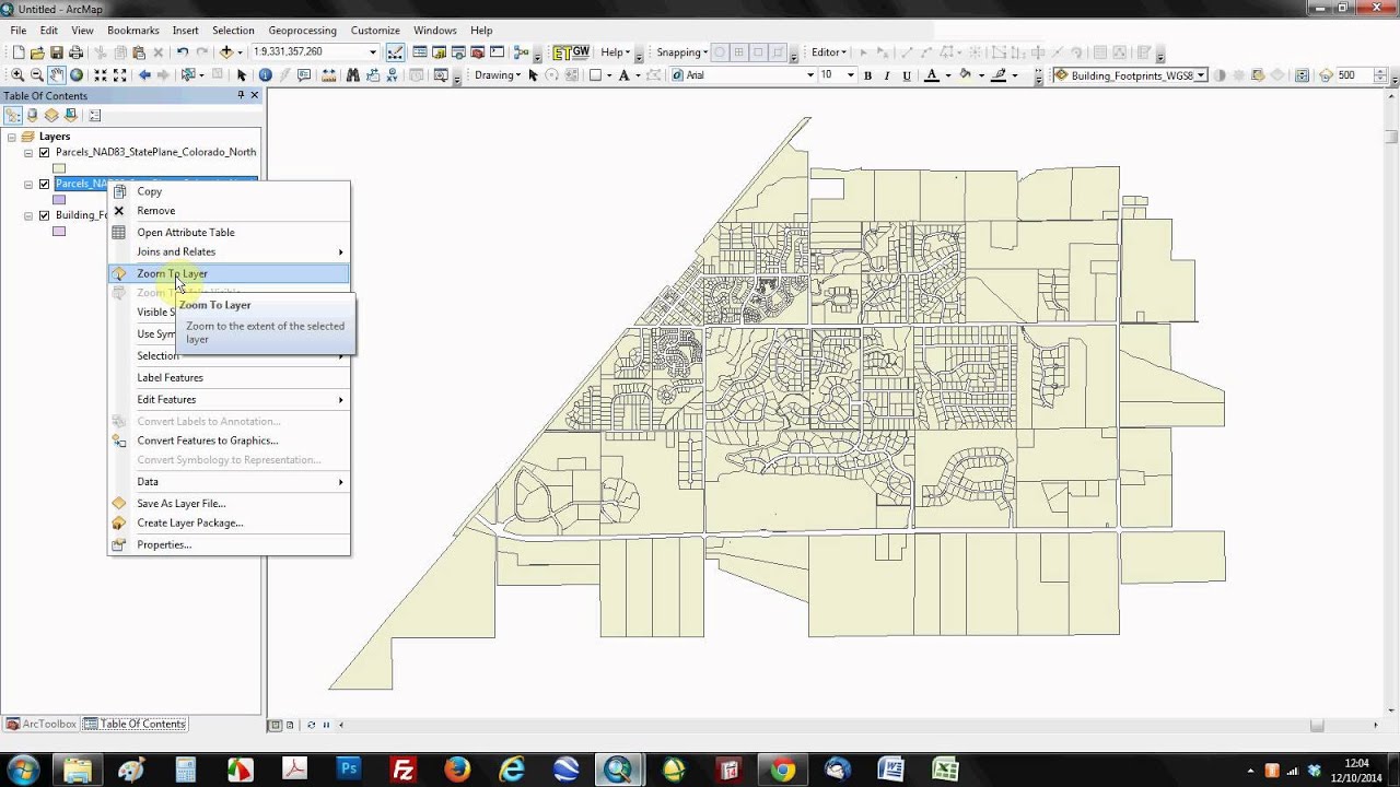 On The Fly Projections in ArcGIS