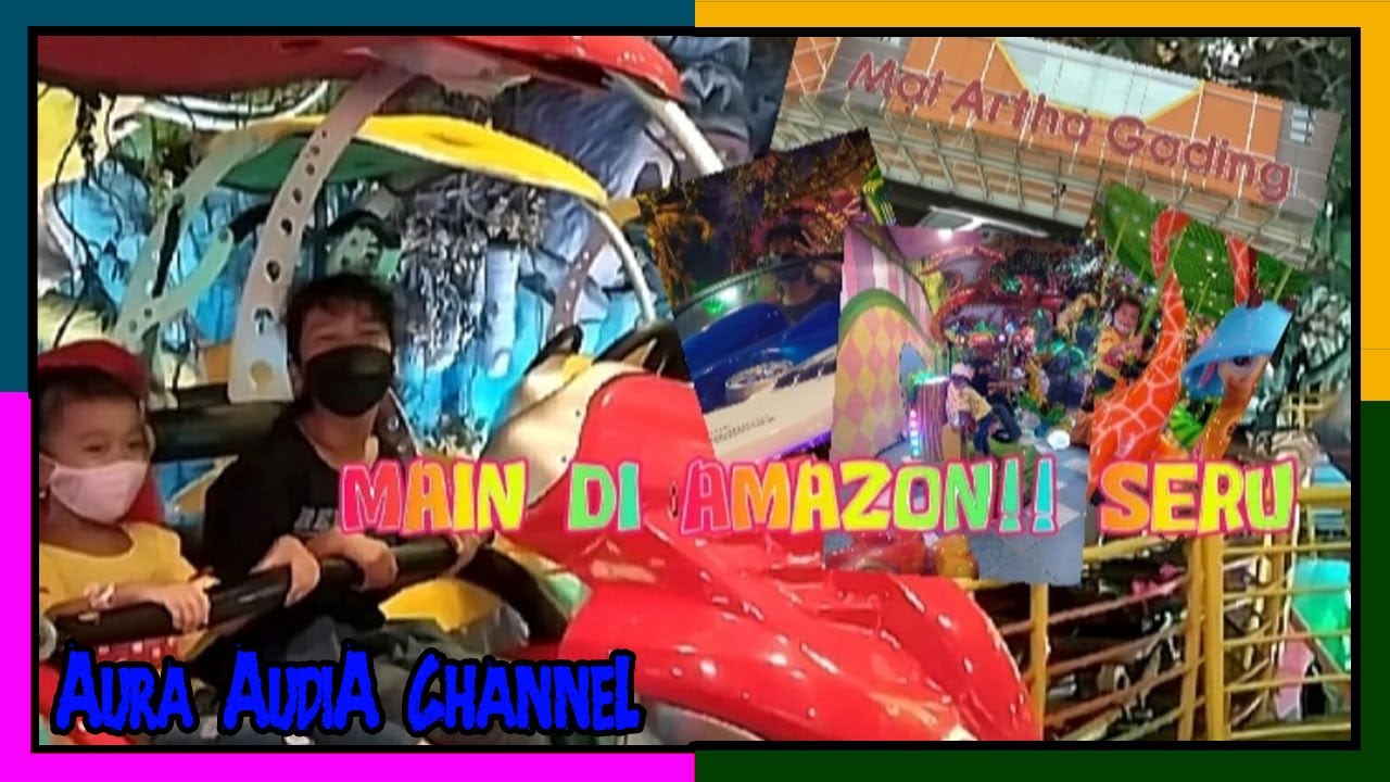AMAZONE MALL ARTHA GADING 2022 || BANYAK PERMAINAN DAN BANYAK PATUNG HEWAN DI AMAZONE!! 🙀,  SERU! 😆