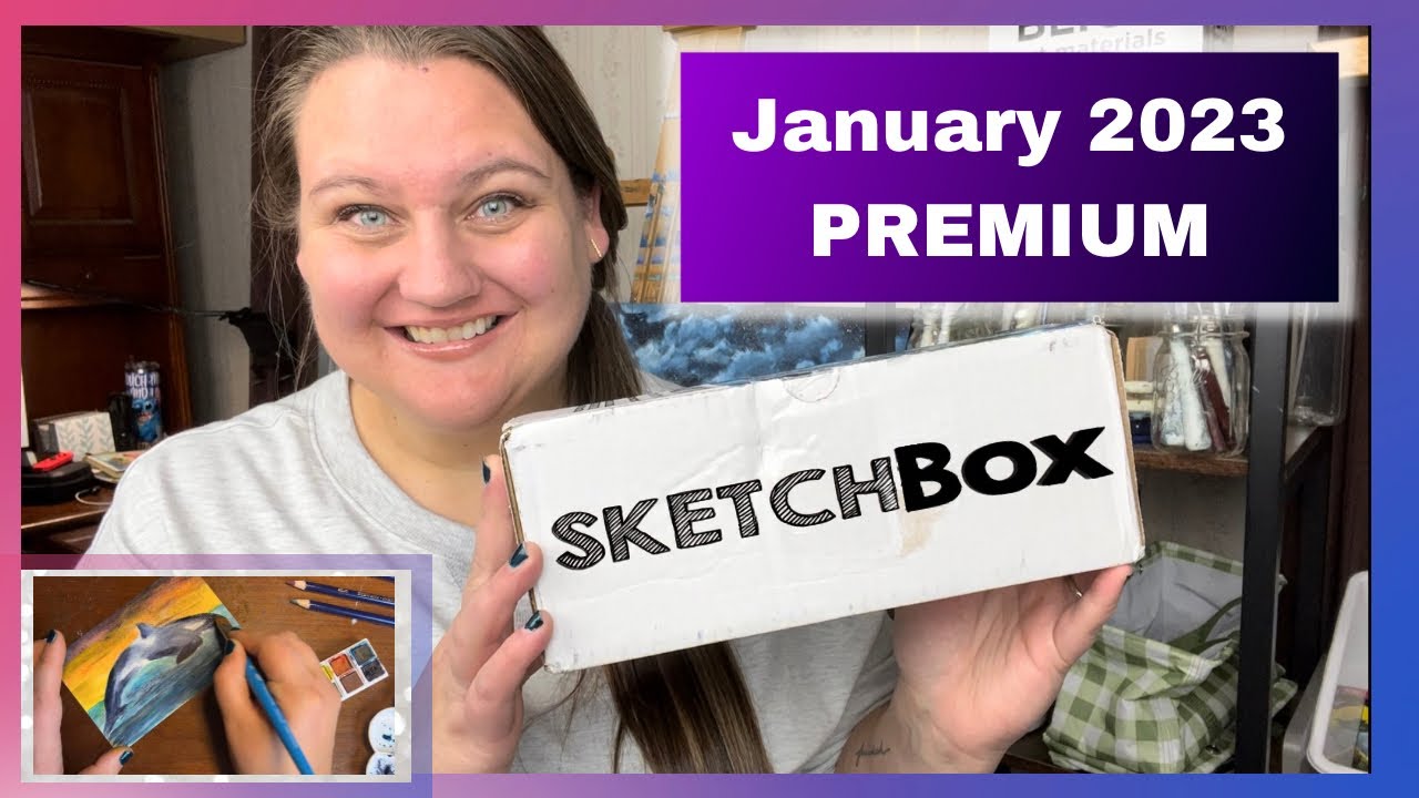 SKETCHBOX ART SUBSCRIPTION UNBOXING & REVIEW | CUPIXEL DEMO | JANUARY 2023 PREMIUM BOX