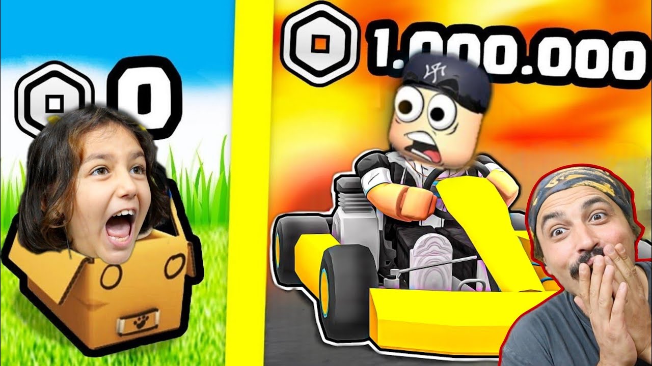 YÜSRA İLE KART ARABA YARIŞI YAPTIK 😄 ROBLOX Araba Sürme Simülatörü