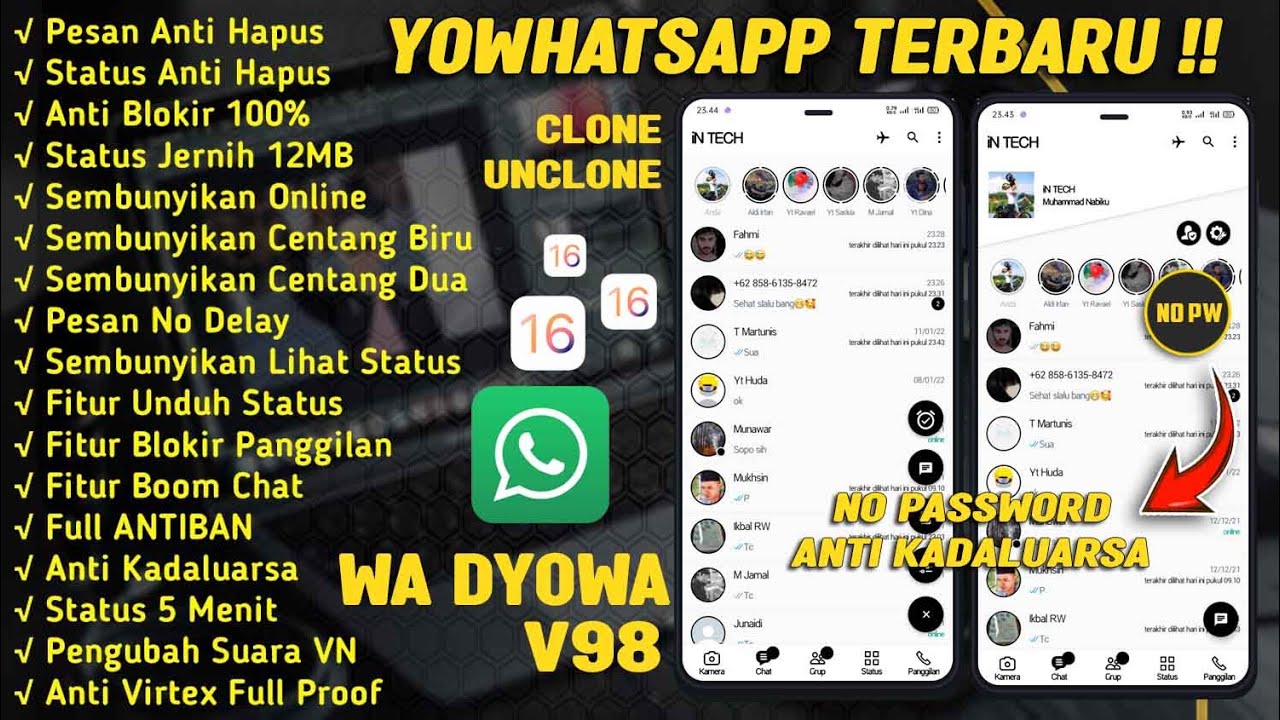 WHATSAPP dYOWA V98 TERBARU 2023⚡dYOWA IMMUNE TERBARU 2023 - NO PW