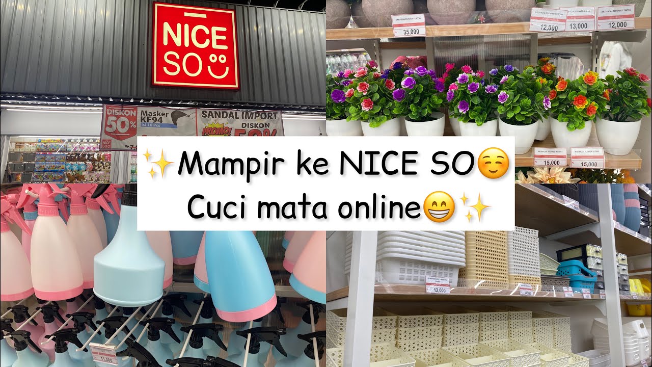 MAMPIR KE NICE SO | BANYAK BARANG AESTHETIC😍