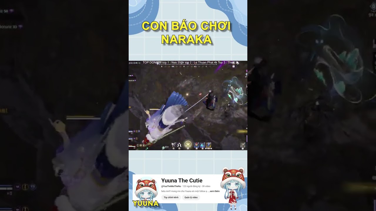 CON KURUMI XINH ĐẸP NHẤT THẾ GIAN CHƠI GAME #narakabladepoint #naraka #narakabladepointclips