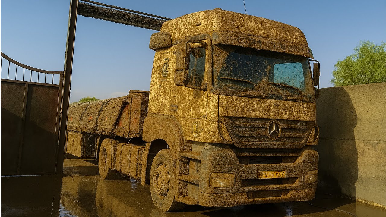 Satisfying Wash of This Dirty Mercedes Truck | Incredible Transformation! 💦✨