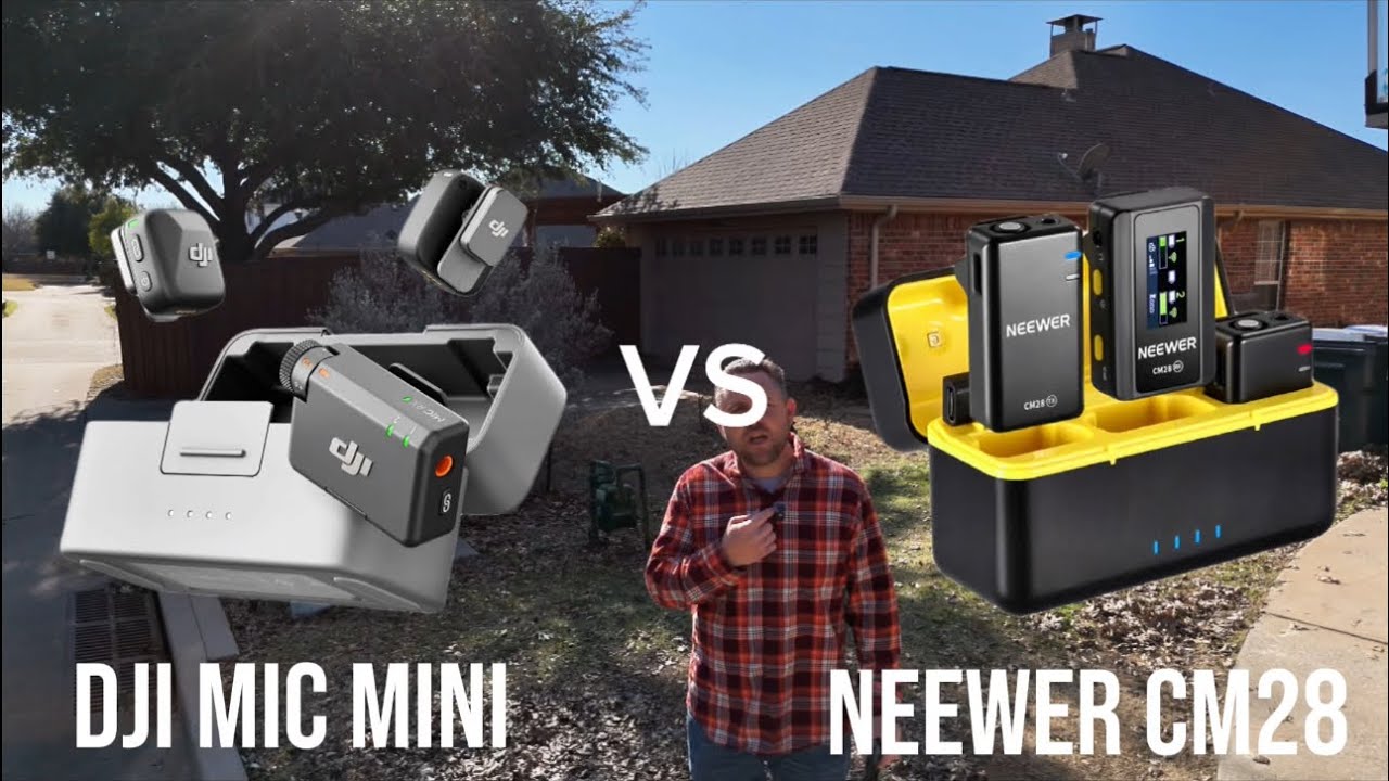 DJI Mic Mini vs Neewer CM28: Best Wireless Mic Comparison & Sound Test!