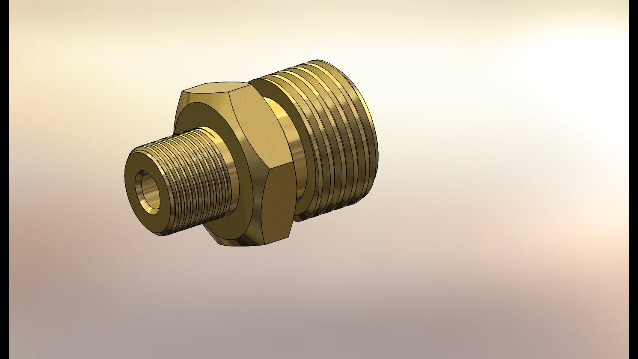 螺絲帽與螺牙的畫法你OK嗎?        Alipapa練功房    Solidworks Tutorial 進階練習A16
