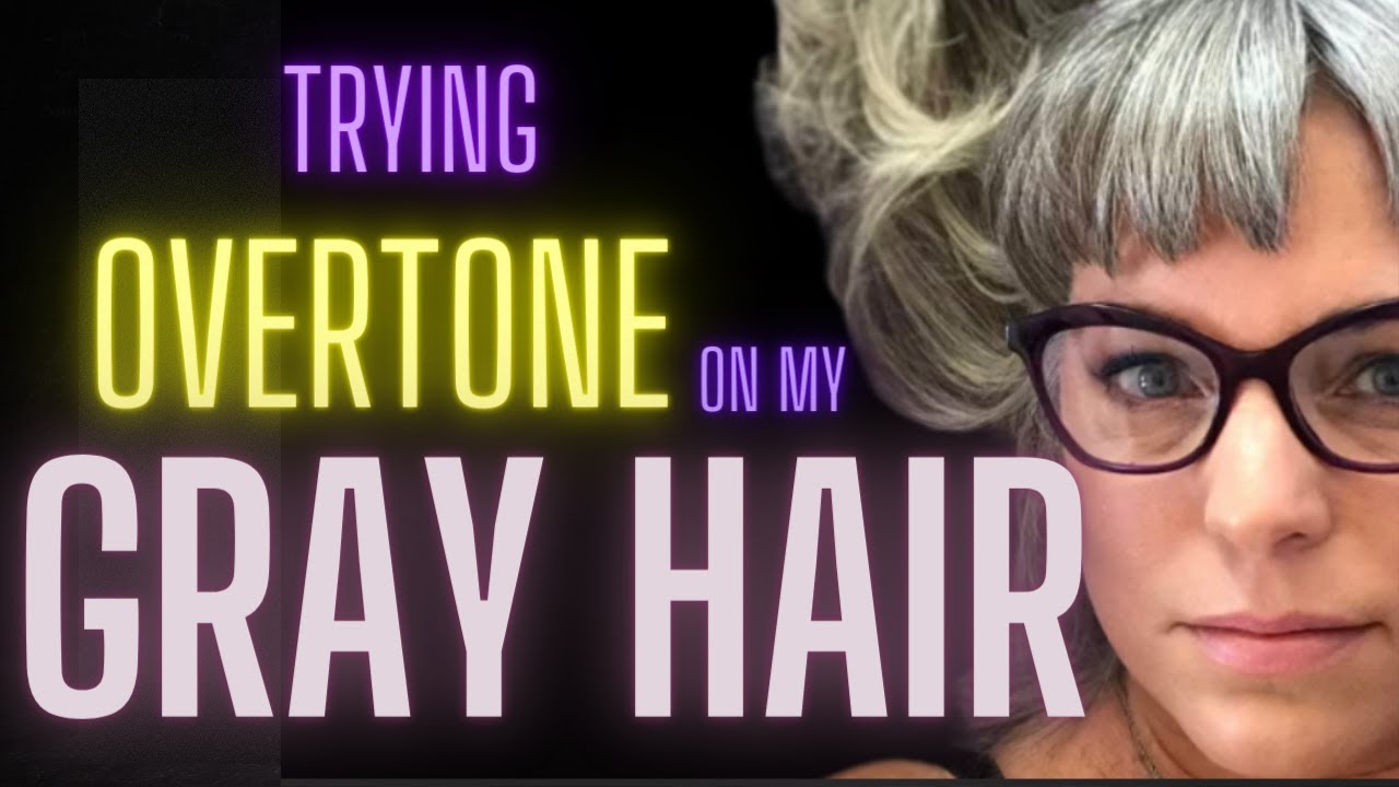 Пробую кондиционер-кондиционер Overtone на седых волосах