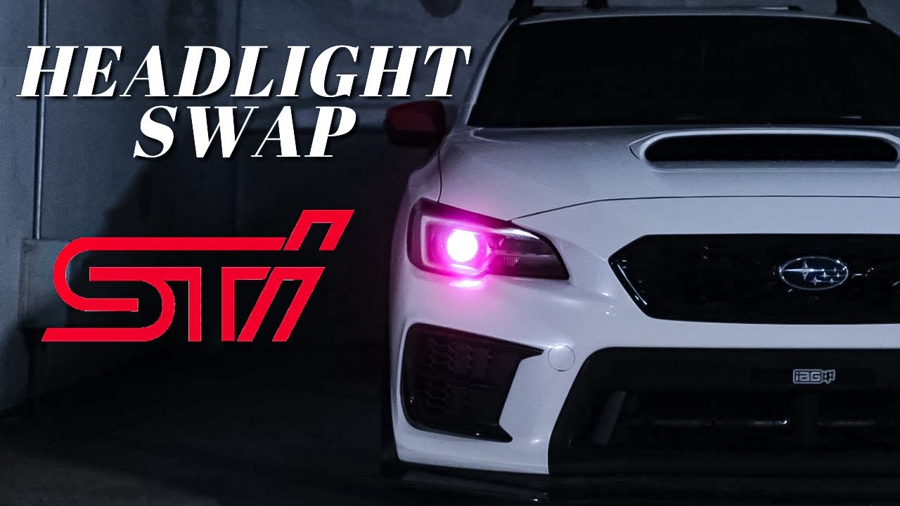 Installing Custom STI Headlights