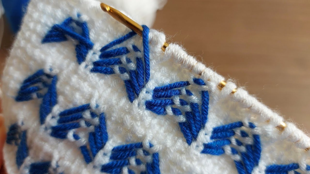 Super Easy Tunisian Knitting - Tunus İşi Çok Güzel Battaniye Yelek Örgü Modeli