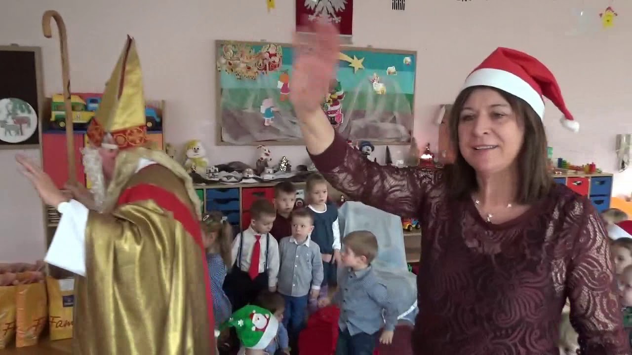2018.12.06 – Odwiedziny Świętego Mikołaja w Przedszkolu nr 3 w Oleśnicy