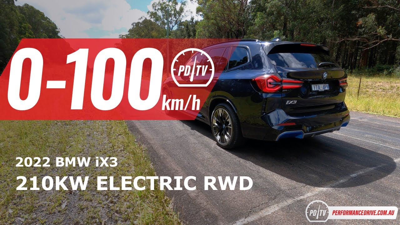 2022 BMW iX3 0-100km/h & motor sound
