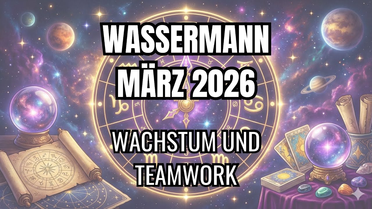 Tarot Prognose WASSERMANN ♒️ März 2026: Das musst du jetzt wissen!