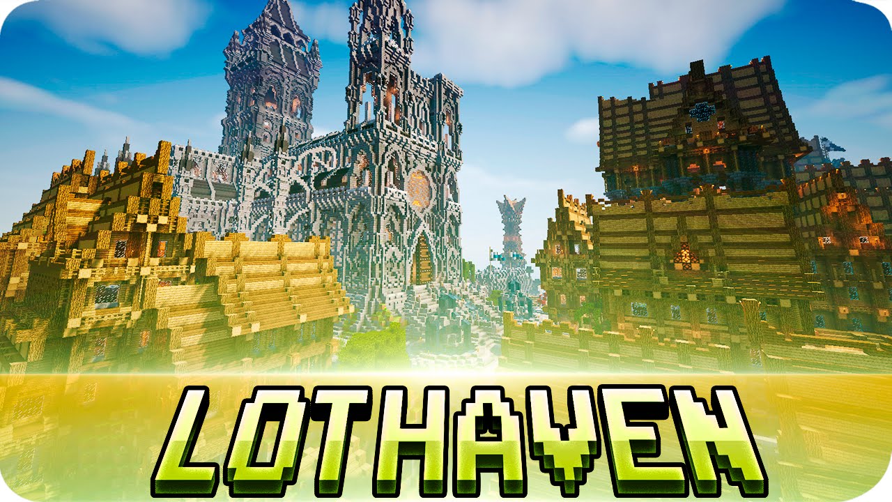 Minecraft - Lothaven City & Castle - Medieval Map