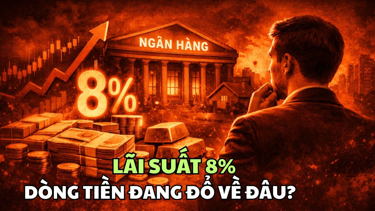 Lãi Suất Tiền Gửi Vượt 8%/Năm - Dòng Tiền Đang Ồ Ạt Quay Lại Ngân Hàng?