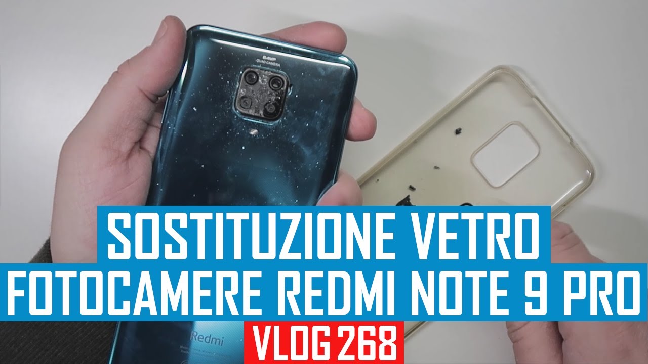 Sostituzione vetrino posteriore REDMI NOTE 9 PRO: ecco come
