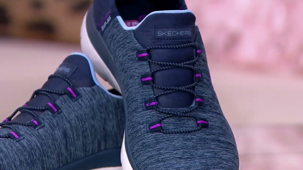 Skechers Slip-ins Summits Bungee Sneaker- Dazzling Haze on QVC