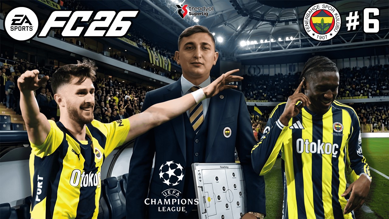 ŞAMPİYONLAR LİGİNDE ŞOK SONUÇLAR!!! MAÇLAR STRESLİ GEÇİYOR!!! FC 26 KARİYER #6