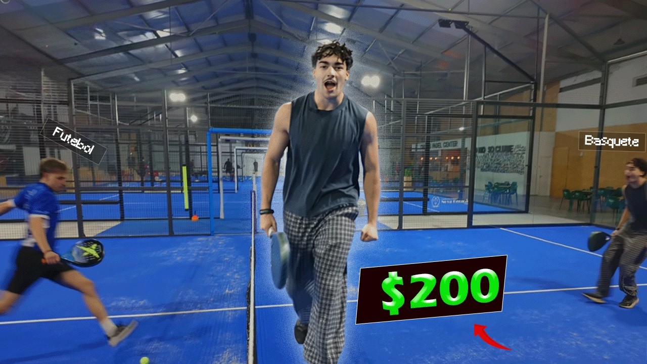 BASQUETE X FUTEBOL - Quem é melhor no Padel?
