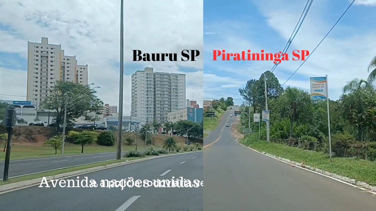 Vem dar um passeio comigo de Piratininga até Bauru.