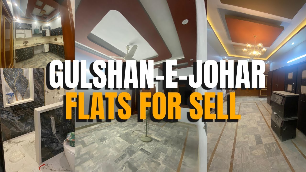 12 LOW PRICE FLATS FOR SELL IN GULISTAN-E-JAUHAR | 3BED DD , 2BED DD