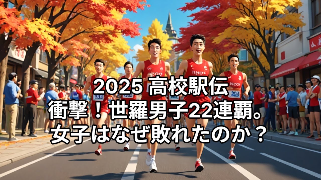 2025高校駅伝　広島県大会　衝撃！世羅男子22連覇。女子はなぜ敗れたのか？
