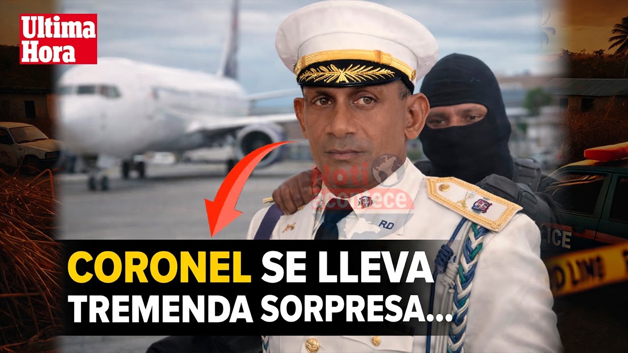 Coronel es detenido en pleno Aeropuerto Cibao cuando iba a salir del país