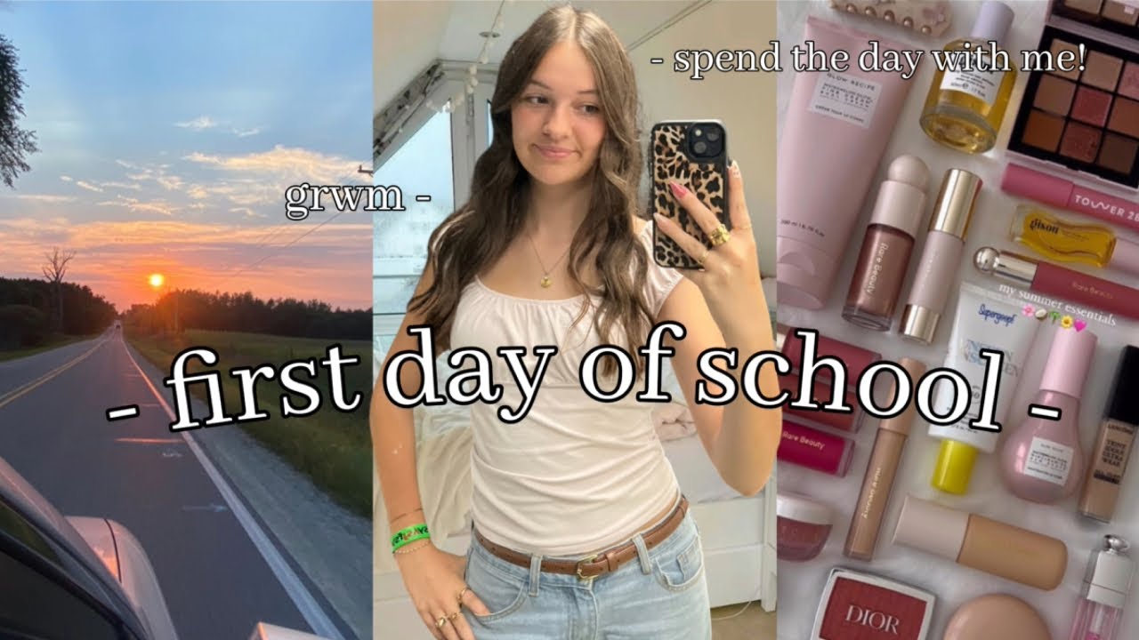 grwm first day of school! | leila jade