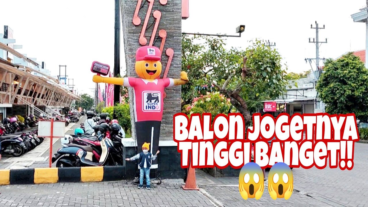KEENAND LIAT BALON JOGET TINGGI BANGET😱‼️BALON JOGET BALON SUPERINDO BALON PROMOSI
