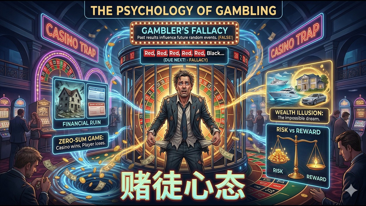 别再被骗了！揭开“逢赌必输”的残酷真相：为什么你的人生总在被“庄家”收割？