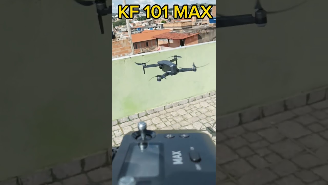 DRONE KF 101 MAX COM GPS ENTRADA PARA MICRO CART&Atilde;O SD E MOTORES BRUSHLESS.