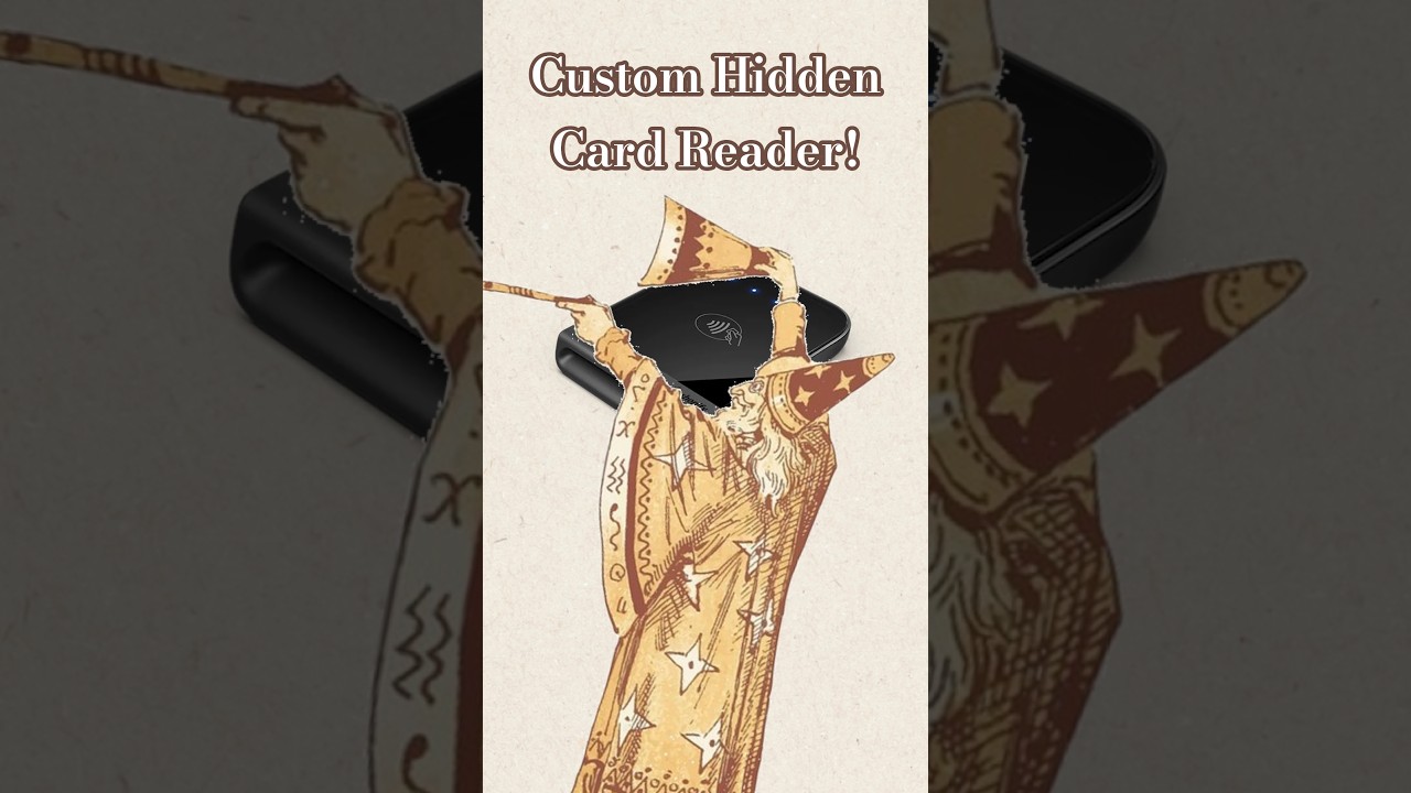 Hidden card reader spell book! 🪄 