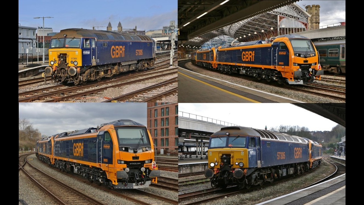 57305 with *BRAND NEW* 99006 & 99005 at Bristol Temple Meads on 25th February 2026